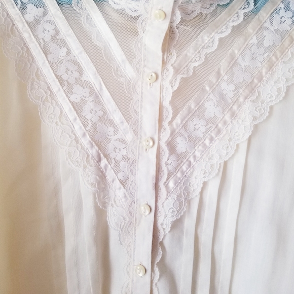 Vintage Gunne Sax High Neck Blouse - Picture 3 of 6
